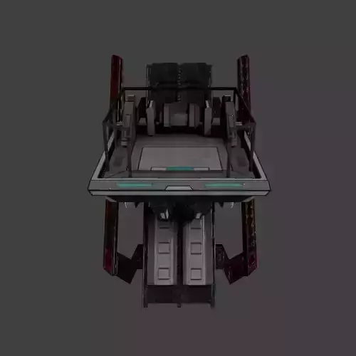 Low poly Elevator Structure Element