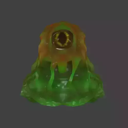 Low poly Jelly Monster