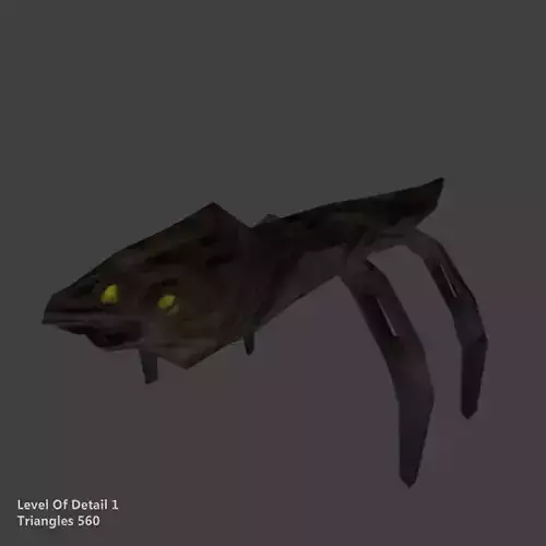 Low poly Insect Alien