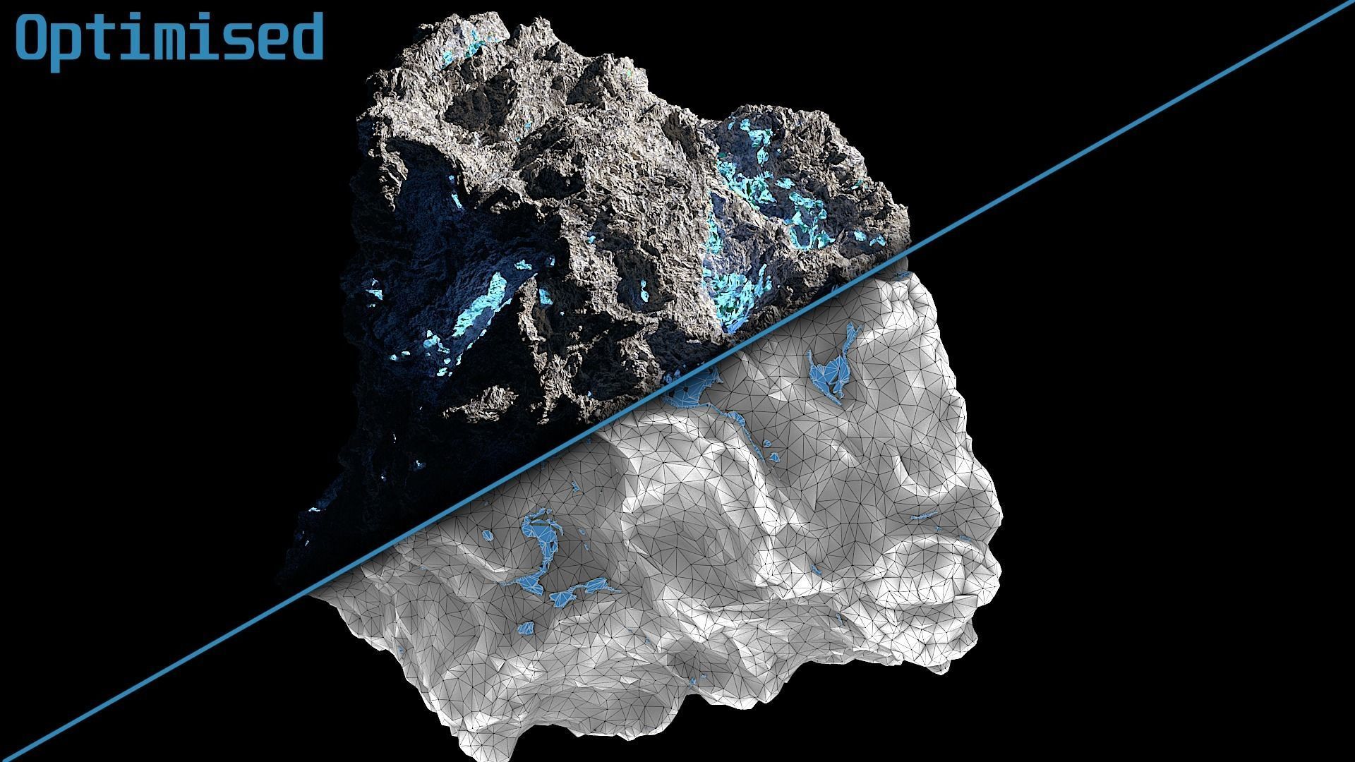 HighRes Asteroids Pack for Production 3D model_12