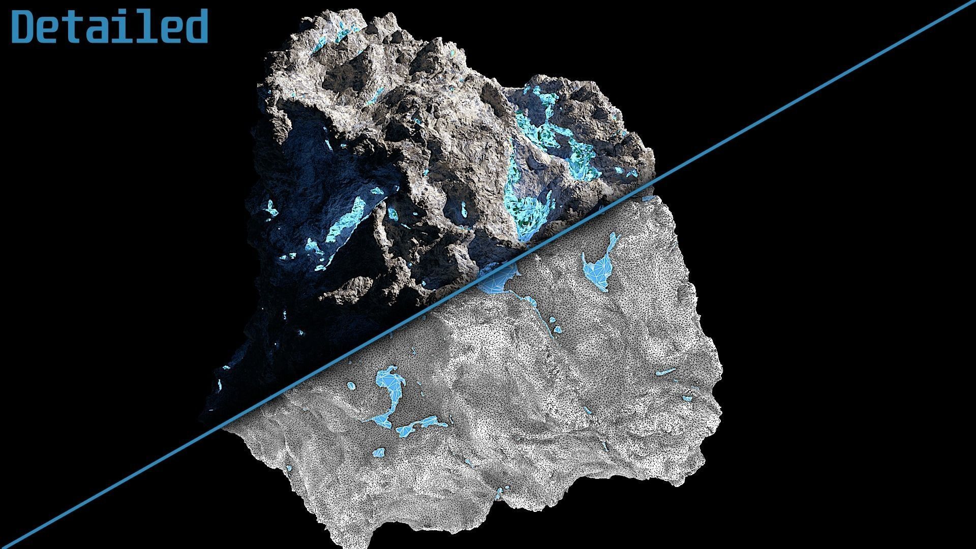 HighRes Asteroids Pack for Production 3D model_13