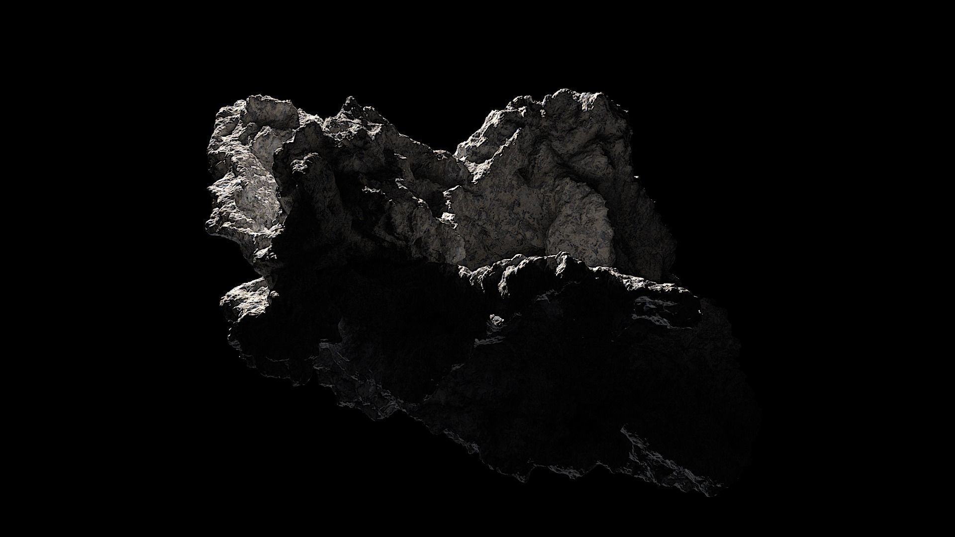 HighRes Asteroids Pack for Production 3D model_9