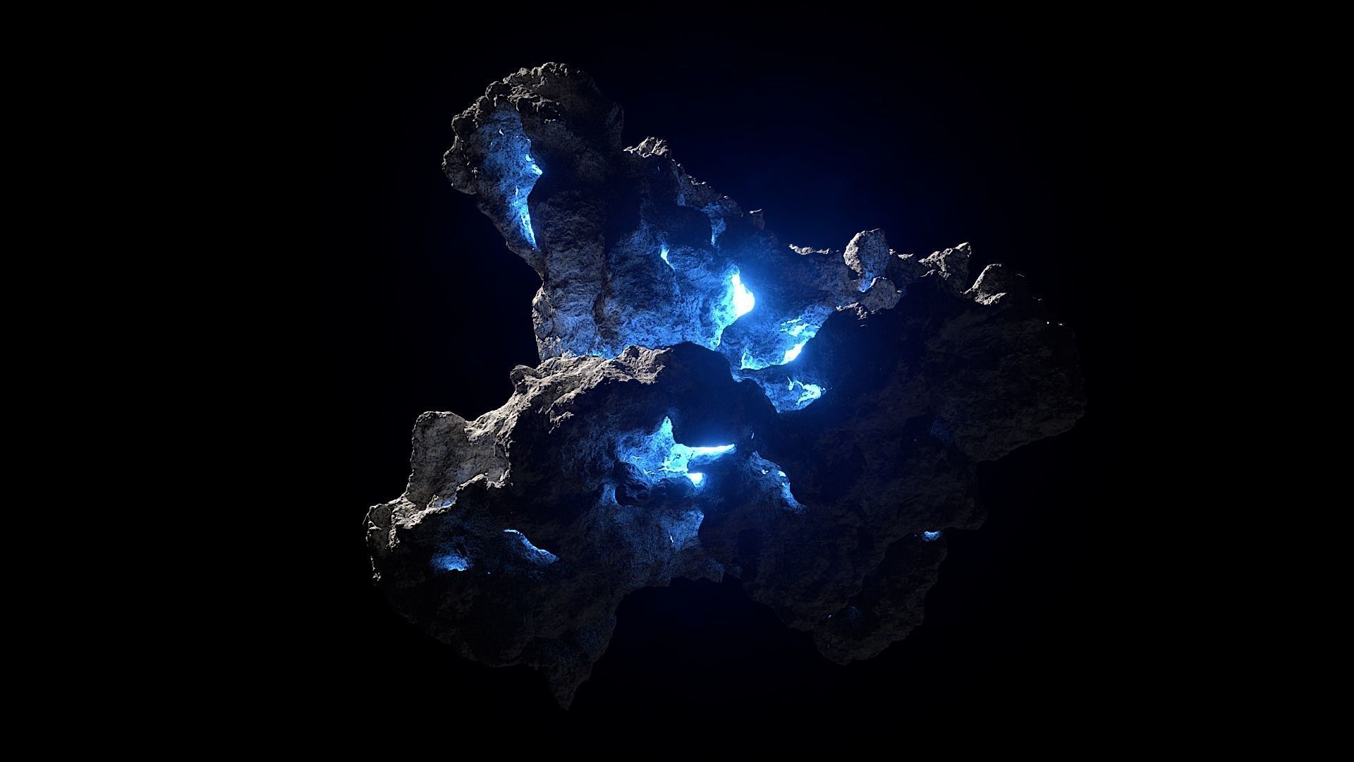 HighRes Asteroids Pack for Production 3D model_2