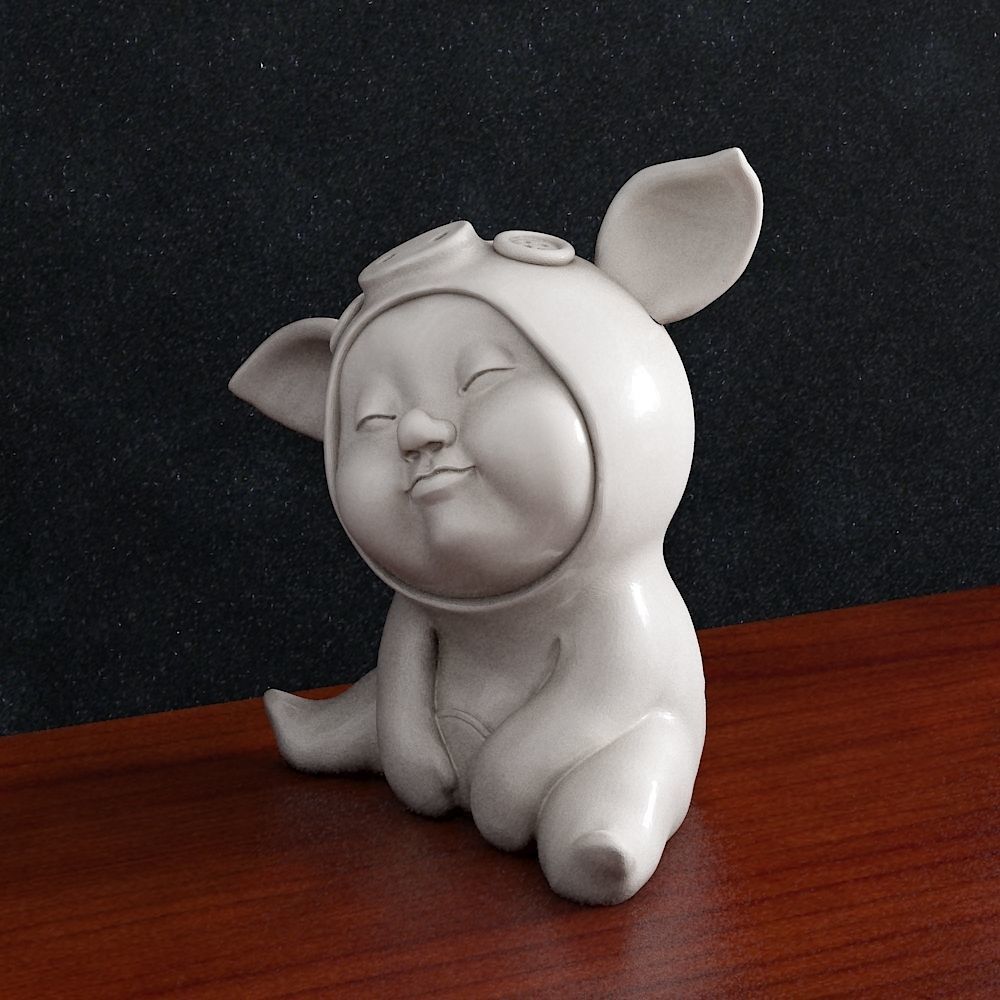 child kid baby pig costume 3d print model 3D print model_1