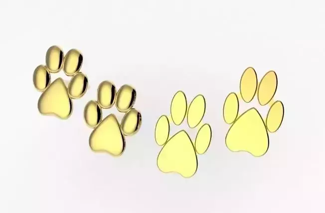 Paws 2 three gold paw prints