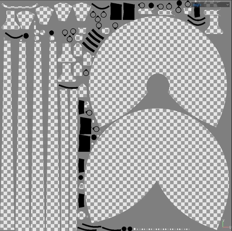 Sputnik 1 PBR low poly spaceship with two metal poles Low-poly 3D model_15