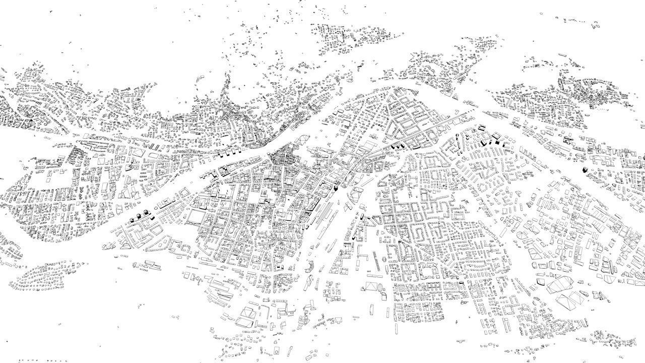 Innsbruck Streets and Buildings 3D model_9