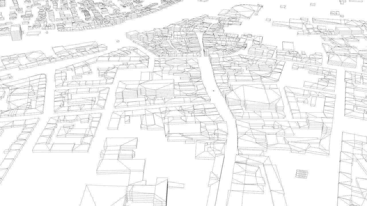 Innsbruck Streets and Buildings 3D model_10