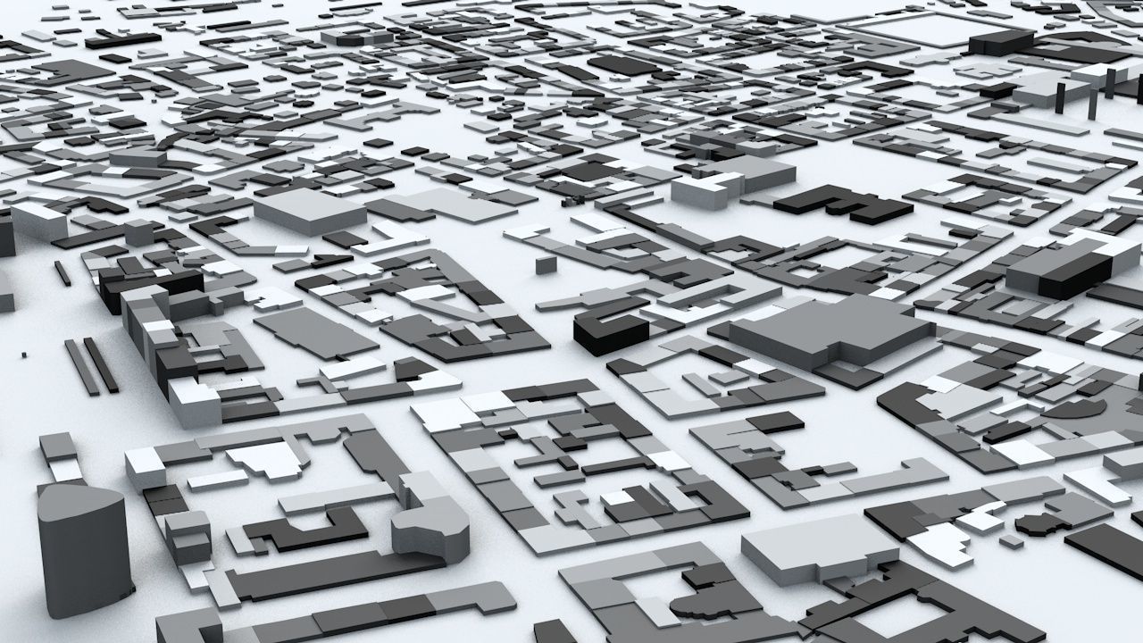 Innsbruck Streets and Buildings 3D model_6