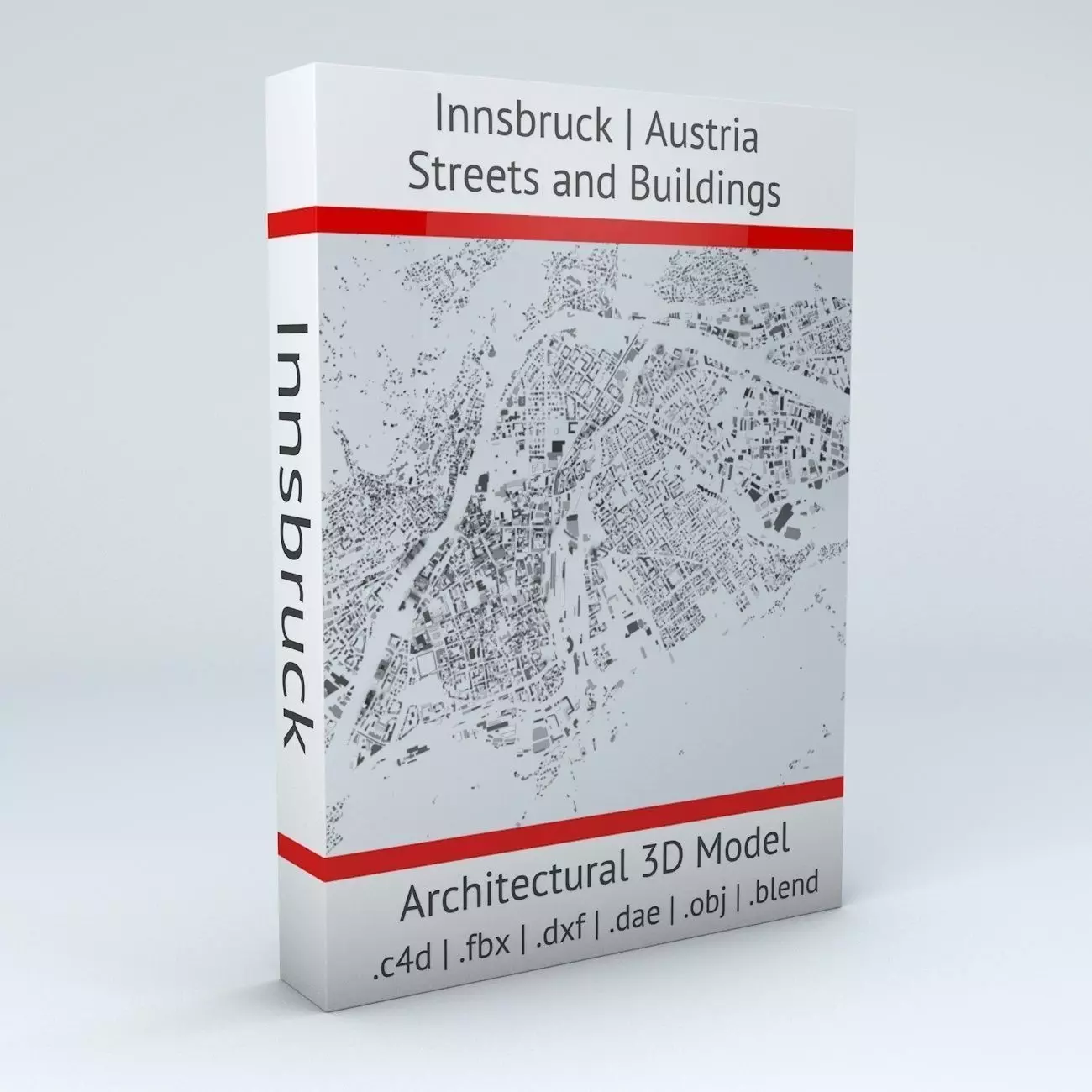 Innsbruck Streets and Buildings 3D model_0