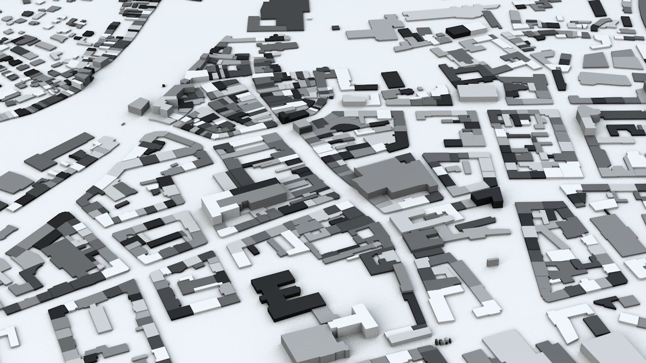 Innsbruck Streets and Buildings 3D model_2