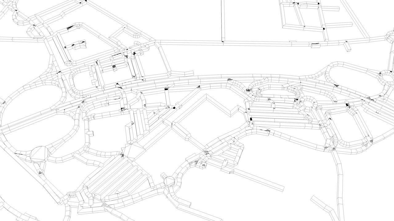 Innsbruck Road Network and Streets 3D model_12