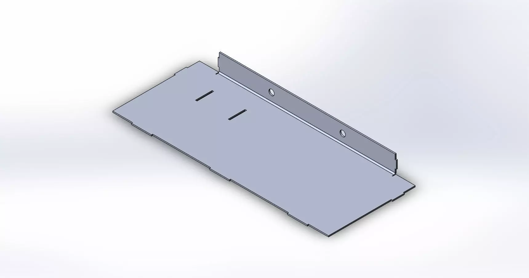 Sheet box wall part 3D model_0