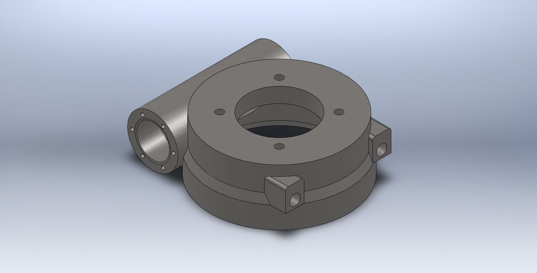 Shell machine tool 3D model_1