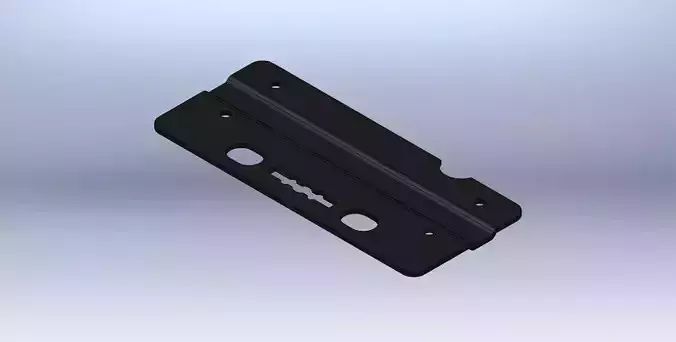 Onlay plate with two holes