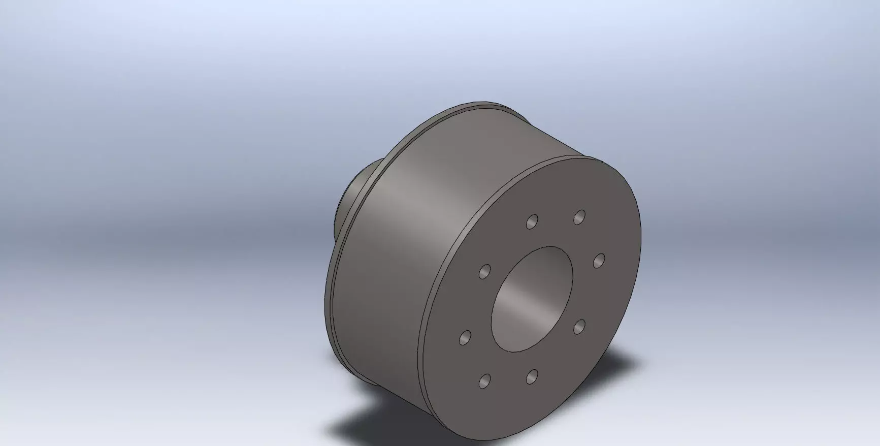 Half-coupling of a construction crane 3D model_0