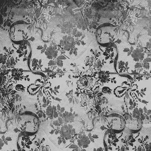 couch photograph of floral pattern