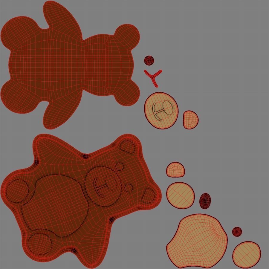 Cute Teddy Bear CupCake 3D model_14