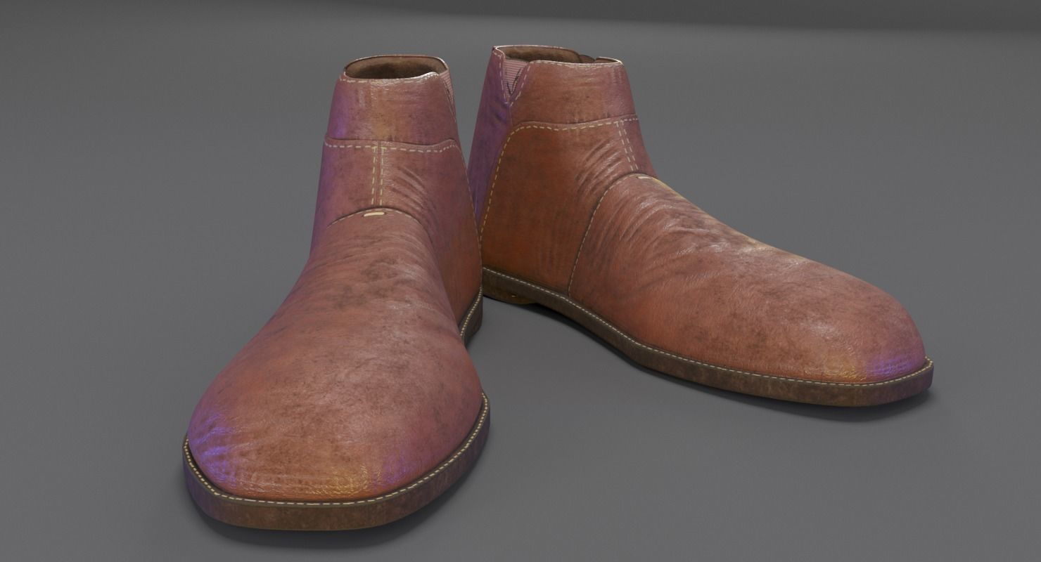 Shoes boots 3D model_5