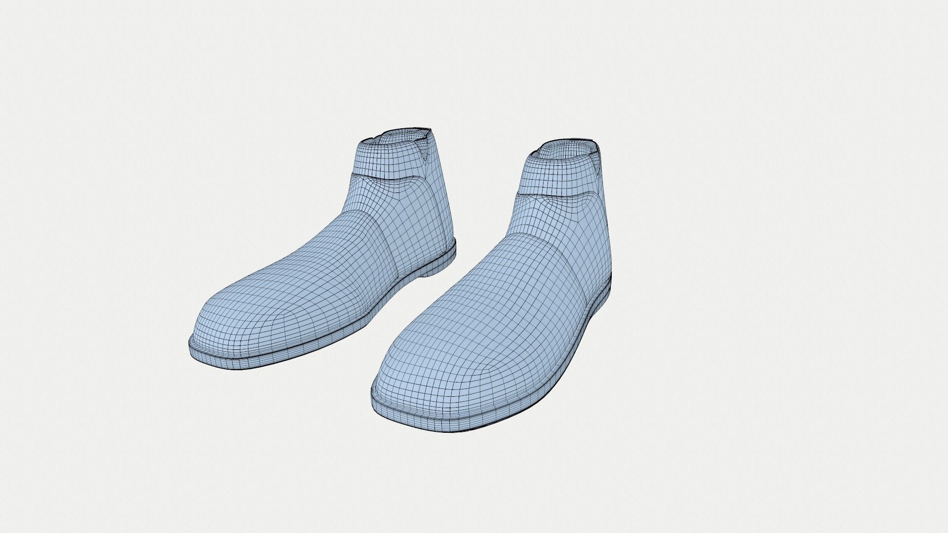 Shoes boots 3D model_8