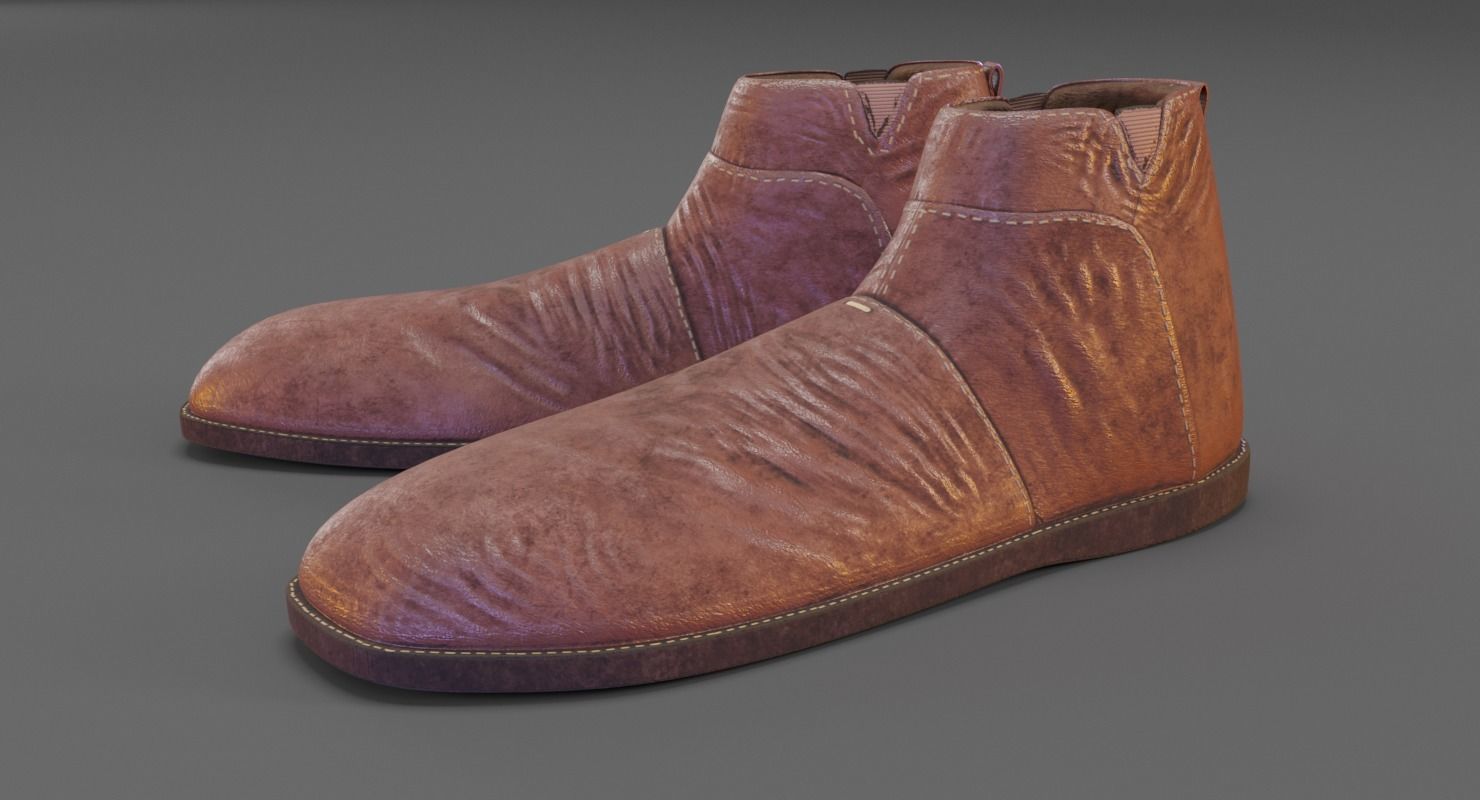 Shoes boots 3D model_6