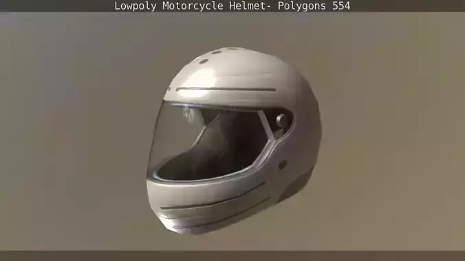 Motorcycle Helmet Low-poly 3D model Motorcycle Helmet Low-poly 3D model