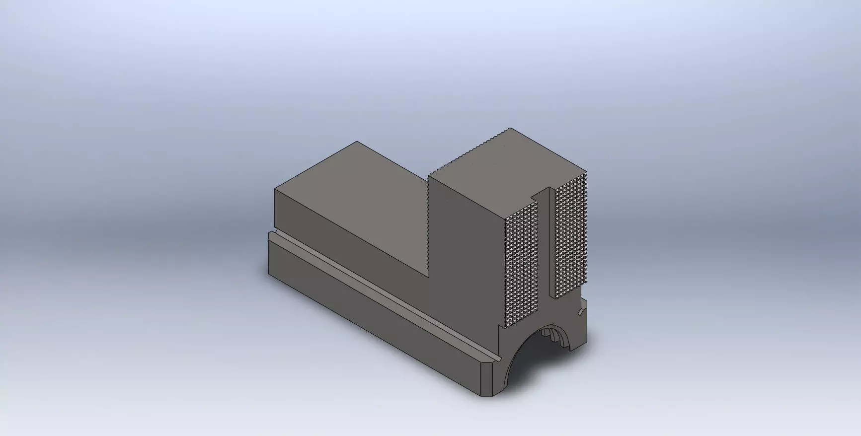 Jaw for turning machine 3D model_0