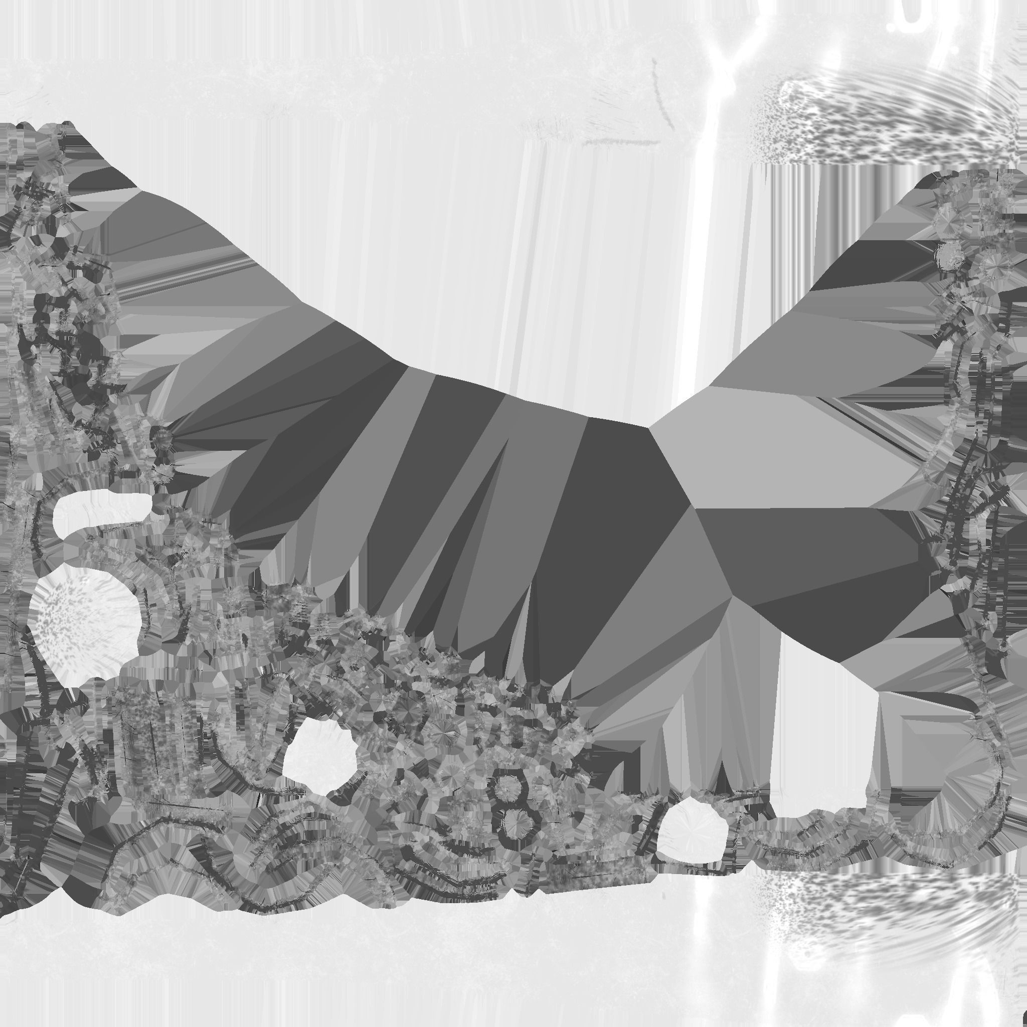 Zombie Baseball Bat Low-poly 3D model_3