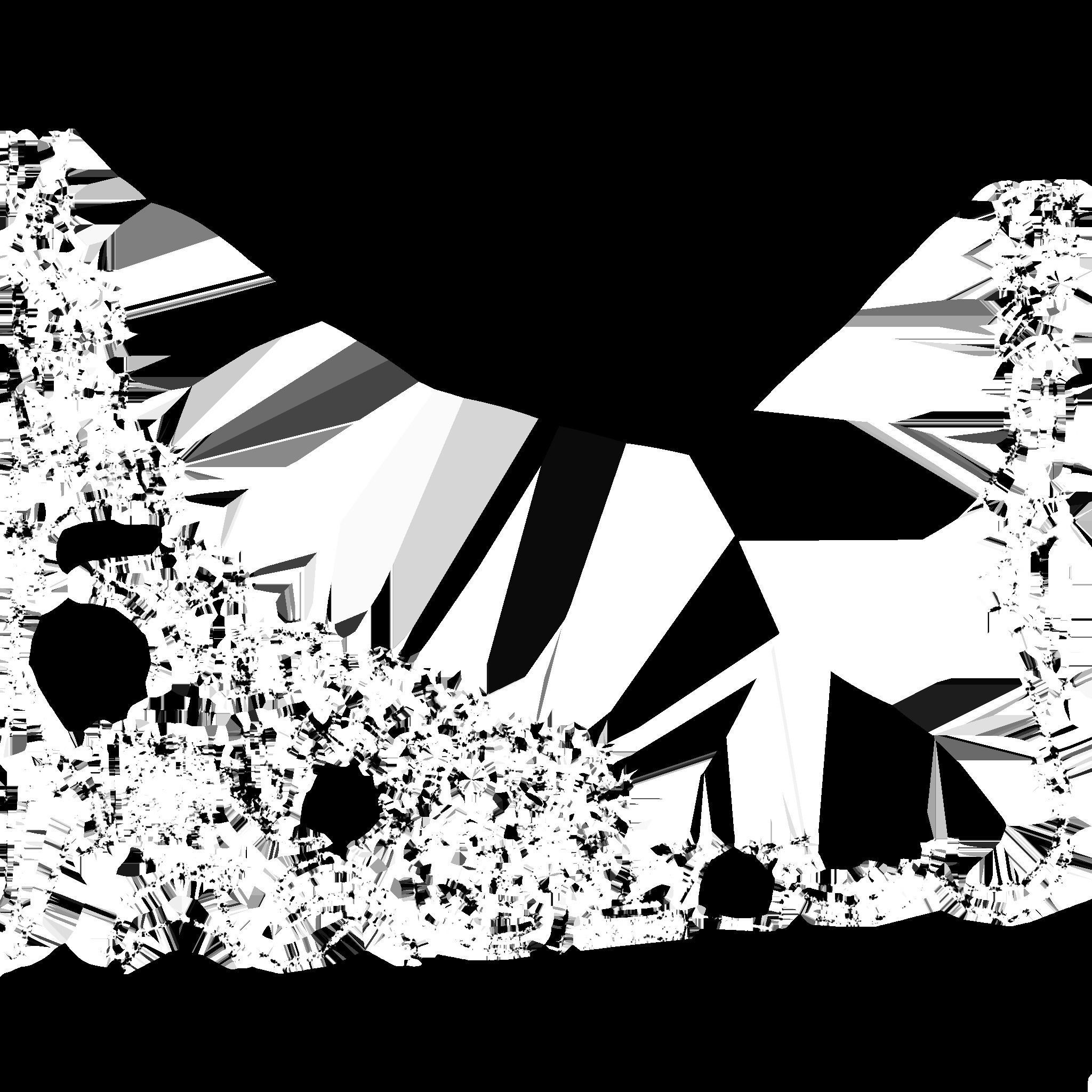 Zombie Baseball Bat Low-poly 3D model_2