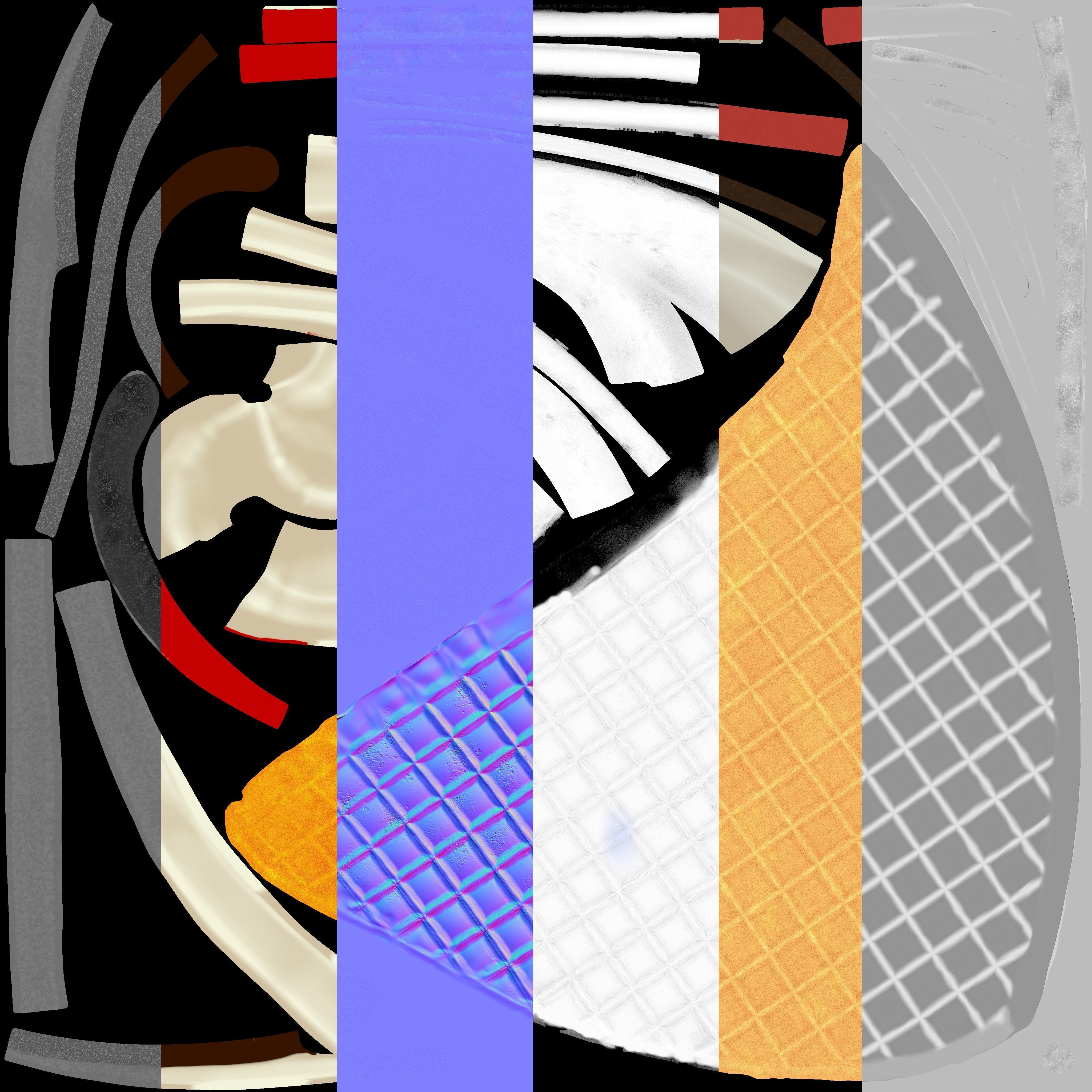 Ice cream cone 3D model_8