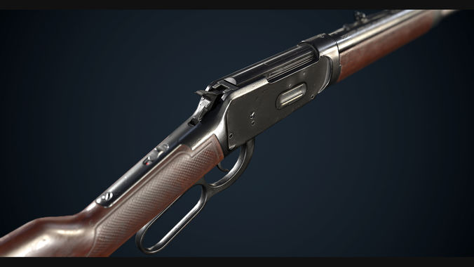 Winchester 94 Low-poly 3D model