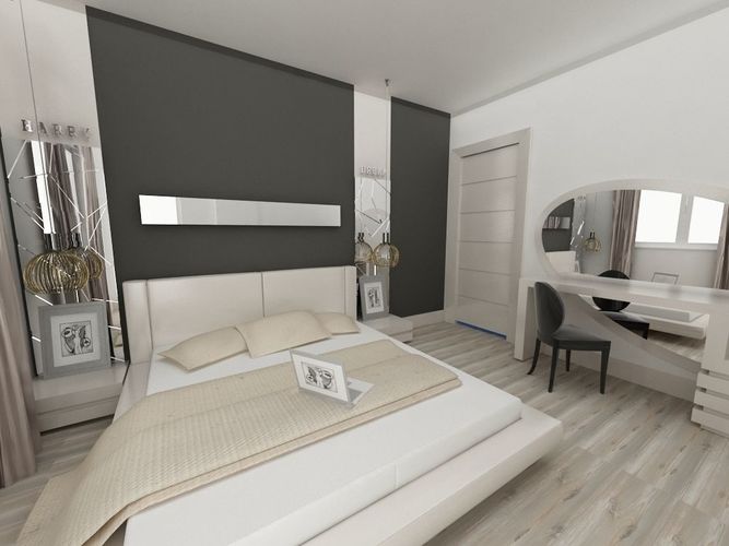 MODERN BEDROOM 3D model