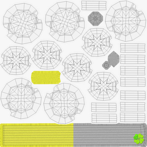 Simple and wall lamps of metal and glass 3D model_46