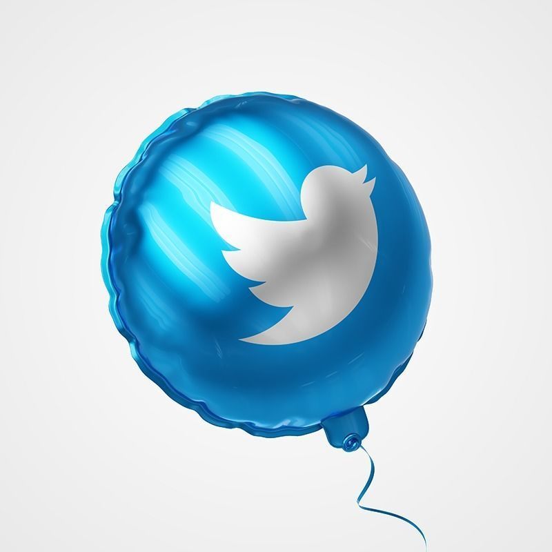 Social Media Balloons 3D model_7