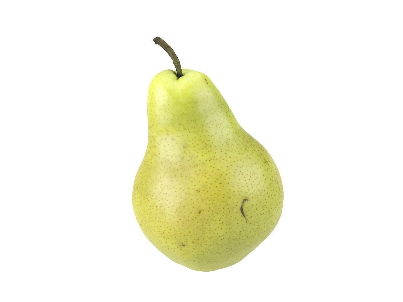 Photorealistic Pear 3D Scan 4 3D model_1