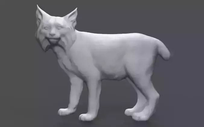 Lynx bas relief for CNC