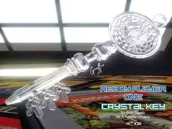 Ready Player One Crystal Key 3D print model