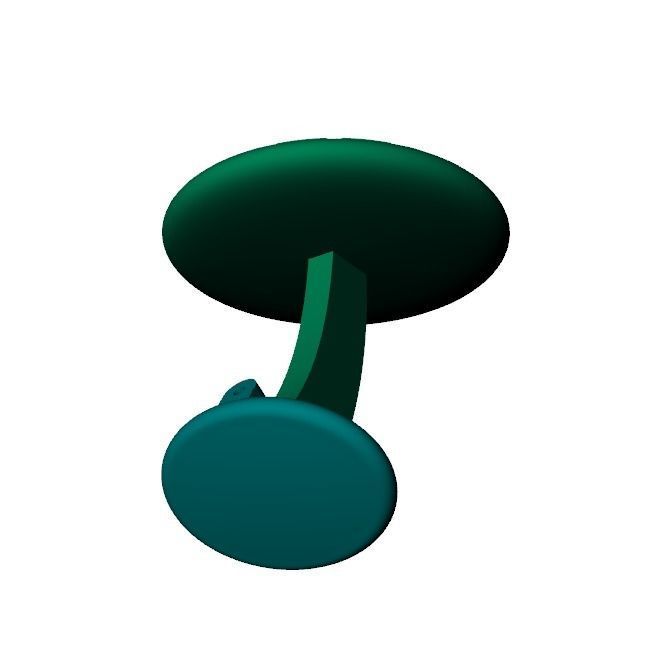 VERSACHE A-Z ALPHABET CUFFLINKS FOR MEN 3D print model_5