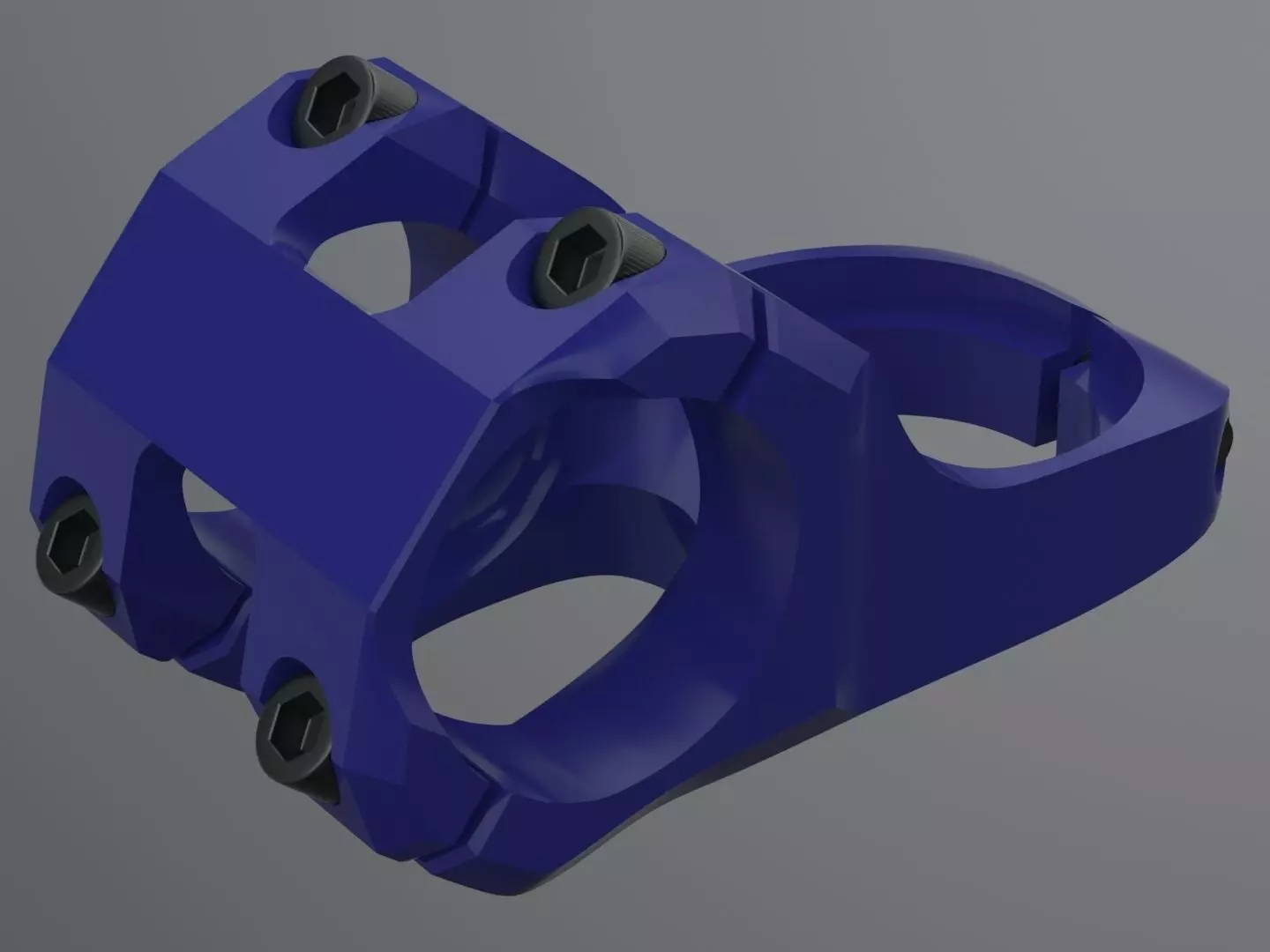 Realistic Bicycle Stem Part 3D model_0