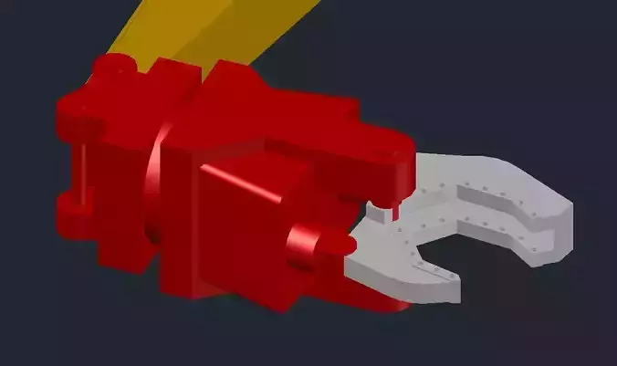 Excavator with Universal Processor Attachment