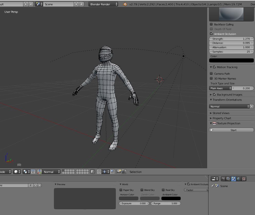 Lowpoly Motorcyclist - Mesh Low-poly 3D model_3