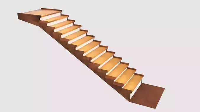 Stairs wooden staircase