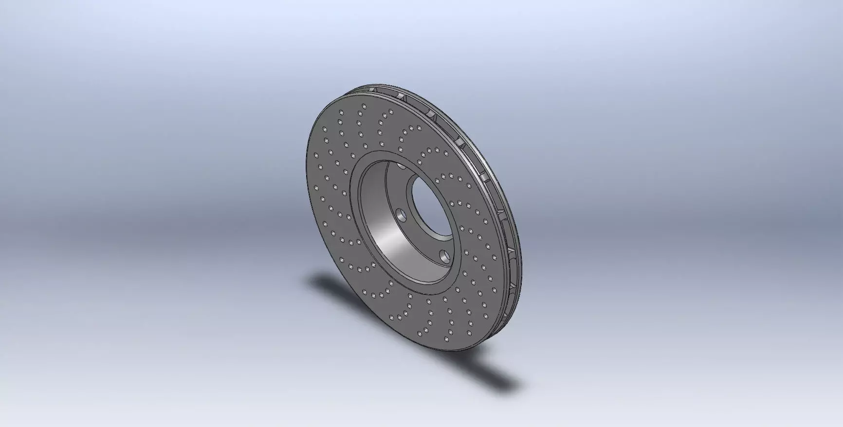 Brake disk 3D model_0