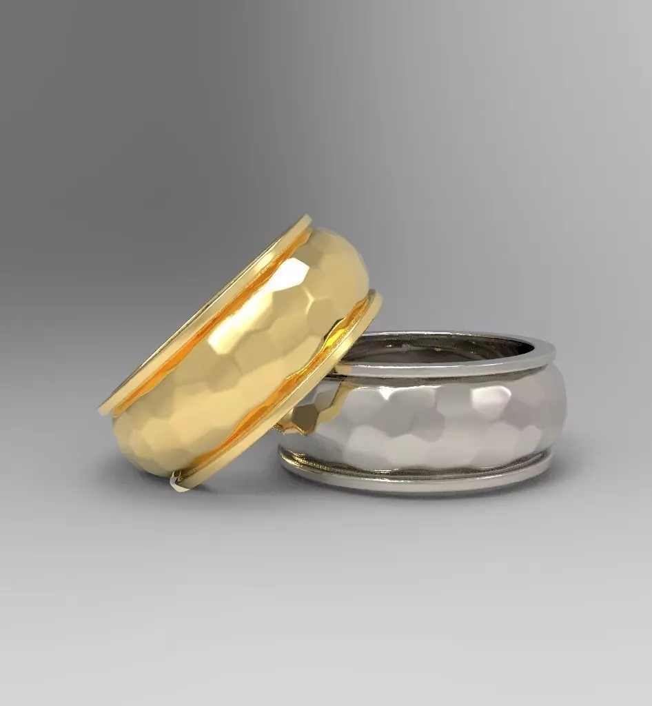 geometric ring 3D print model