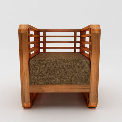 Square Line Sofa Set Low-poly 3D model