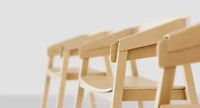 Cover chair modern 3d Realistic interior furniture 