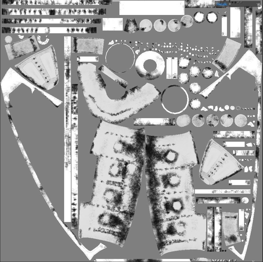Submarine Steampunk PBR low poly Low-poly 3D model_11