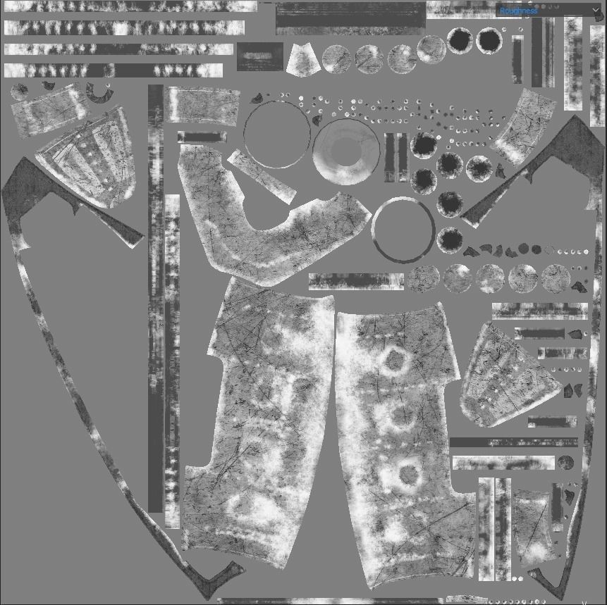 Submarine Steampunk PBR low poly Low-poly 3D model_10