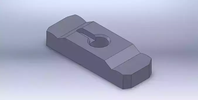Machining clamps 3D model