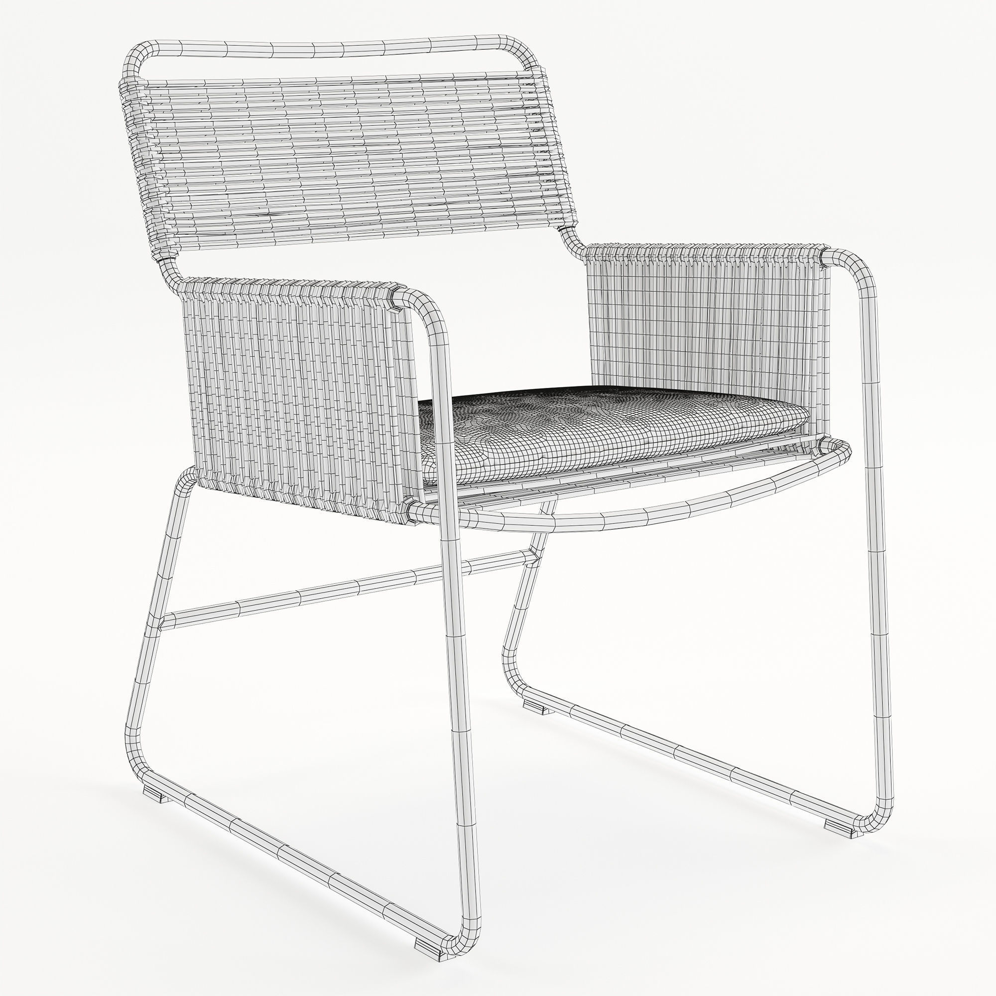 Milan Outdoor Carver 3D model_9